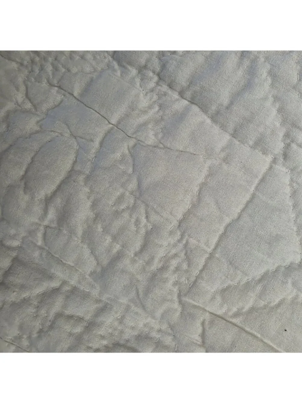 Vintage Pastel Patchwork Sawtooth Star Quilt 80x64